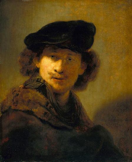 Rembrandt Peale Self-Portrait with Velvet Beret